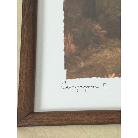 Framed “Campagna II” Art Print by S. Melin – Rustic Countryside Landscape – 20.5 - Picture 3 of 6